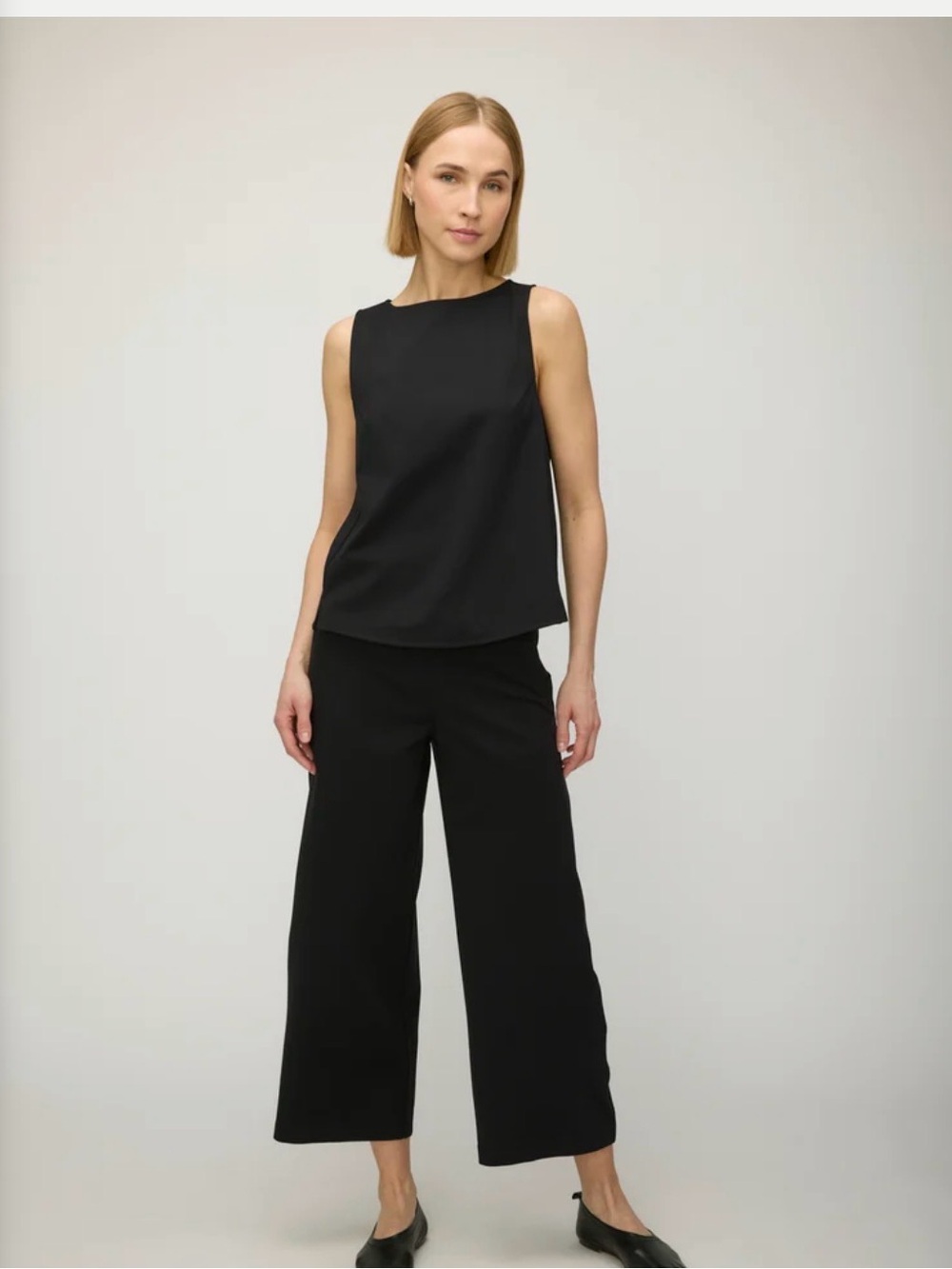 Kit & Ace Maven Wide Leg Pants. Cropped